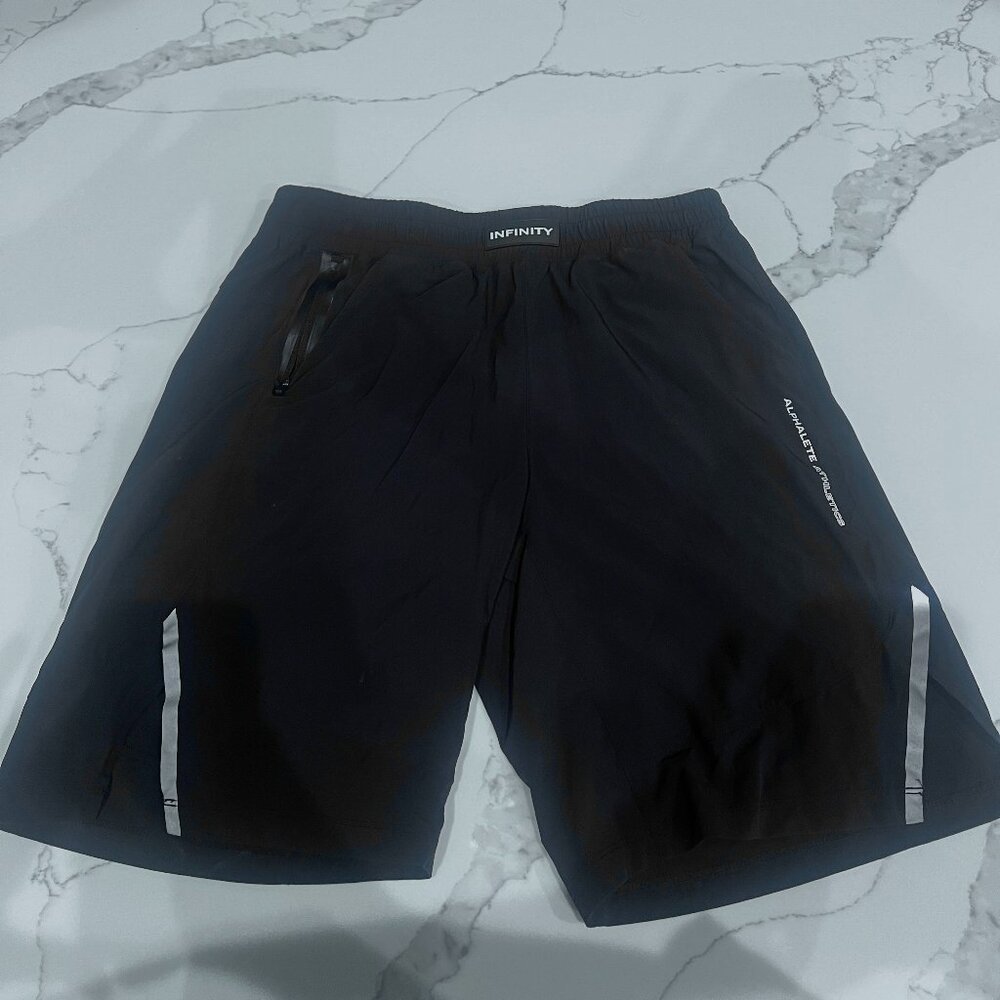 Alphalete Infinity Brand Shorts (Black)